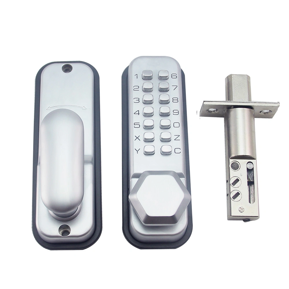 European Keyless Mechanical Digital Keypad Door Lock with Lever Handle